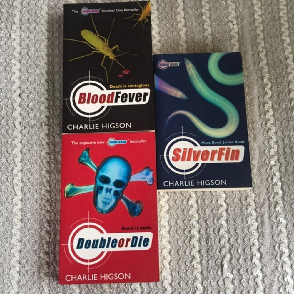 3 Young James‎ Bond series books Charlie Hinson